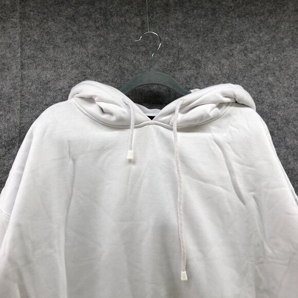 NWT Bronx Express Plain White Hoodie Sweatshirt Unisex Size 4XL DIY Thick - Picture 3 of 11
